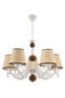 Opviq Fiona Coral Wood Blanco y Crema